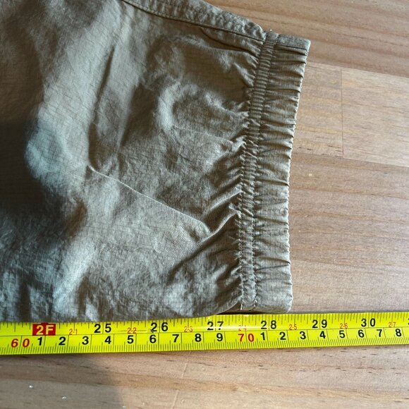 prAna Womens Crossback Crinkle Ripstop Water Repellent Pant MEDIUM in Nomad - Picture 9 of 11